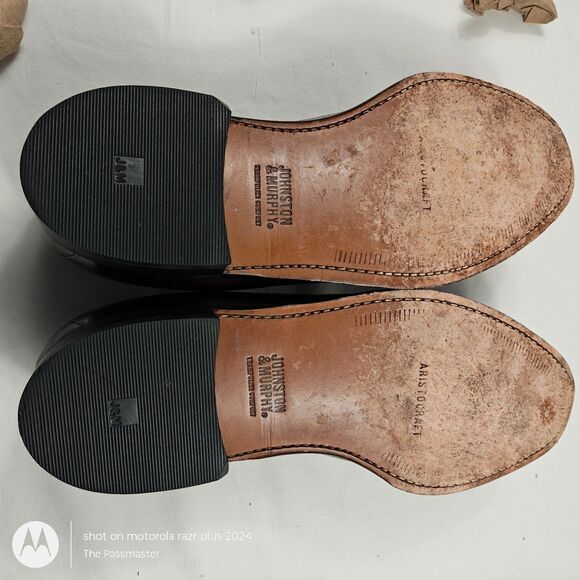 Men's JOHNSTON & MURPHY Aristocraft Kiltie Tassel Loafers US Size 10 - Picture 7 of 10